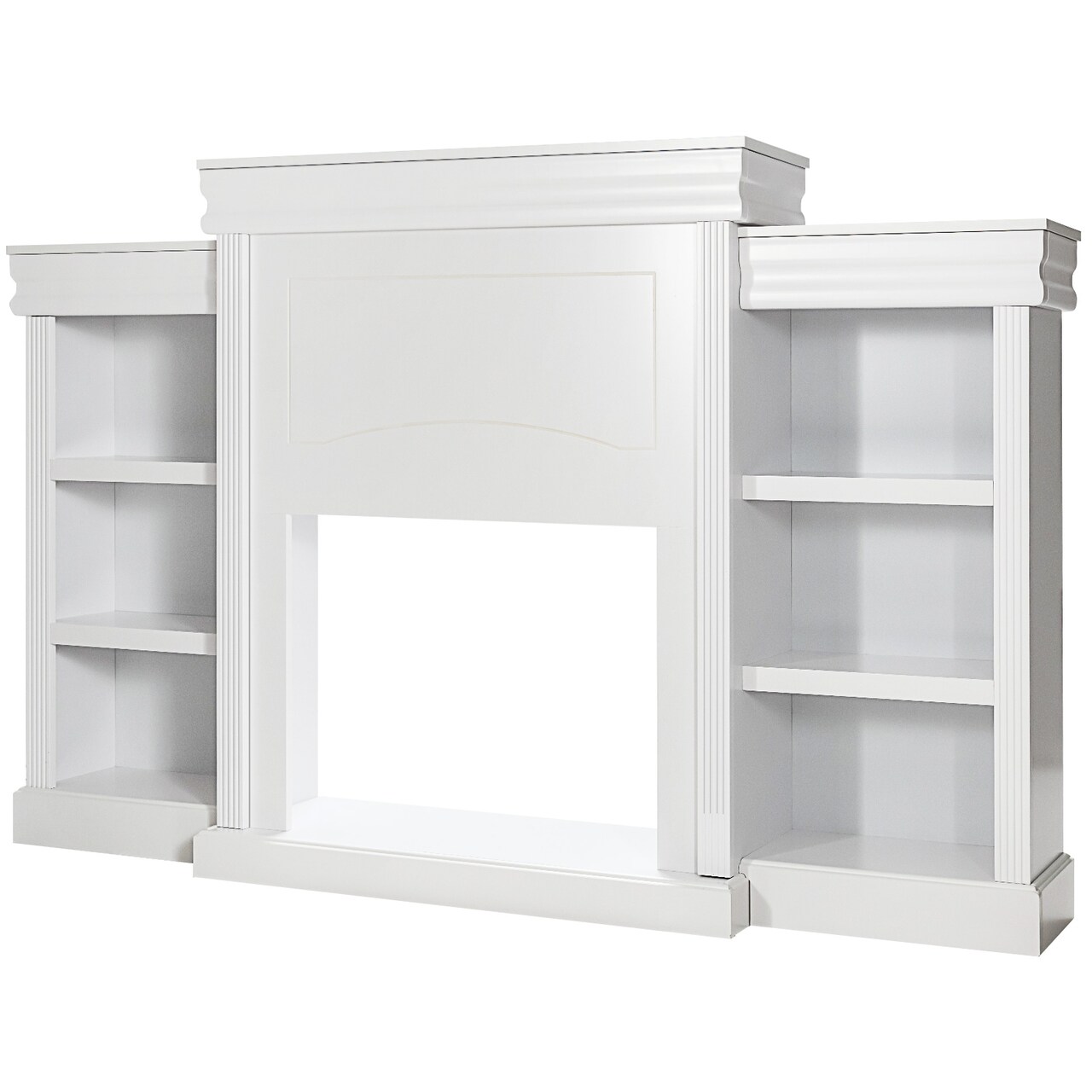 70 Inch Modern Entertainment Center with Bookcase (Only TV stand)